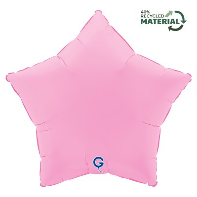 Star Matte Pink Sakura 18"/46cm Foil Balloon