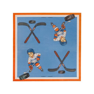 Paper napkins Hockey dream 33x33cm, 20 pcs - Papirove-ubrousky-Hokejovy-sen-20-ks-1.jpg