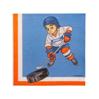 Paper napkins Hockey dream 33x33cm, 20 pcs