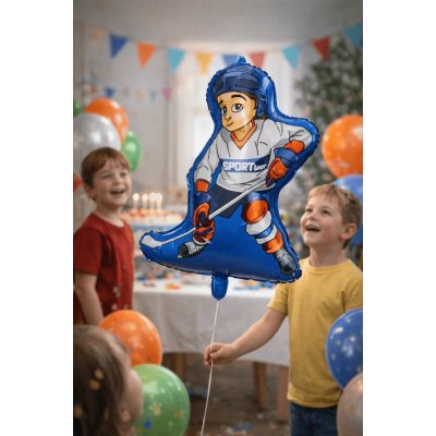 Hockey player 60cm - foil balloon - Foliovy-balonek-Hokejista-60-cm.jpg