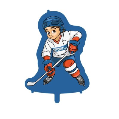 Hockey player 60cm - foil balloon
