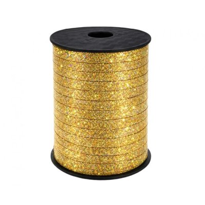 Gold holographic ribbon (5mm x 458m)