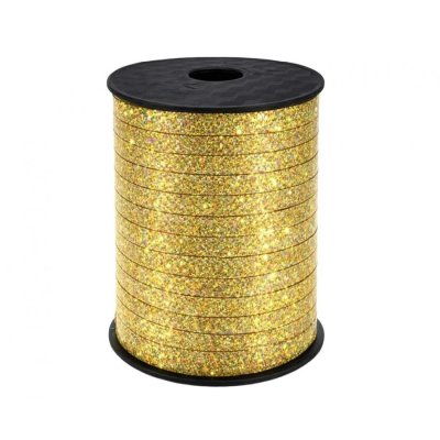 Champagne holographic ribbon (5mm x 458m)