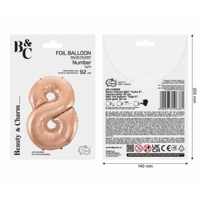 ÄŚĂslice "8" rosegold 92cm foil balloon - 96984.jpg