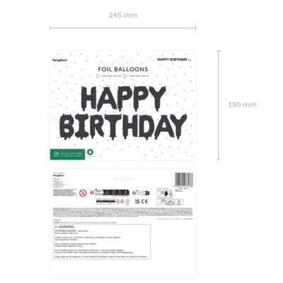 Lettering "Happy Birthday" black - foil balloons - Screenshot 2026-06-05 at 13-28-52 Foil Balloon Happy Birthday 340x35cm black - Designer decorations and ideas for every party! - PartyDeco.png