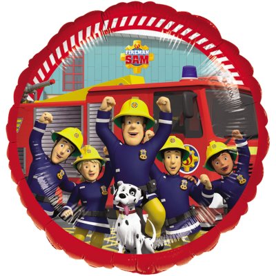 Circle - Fireman Sam 45cm foil balloon