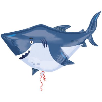 Shark 101x81cm foil balloon