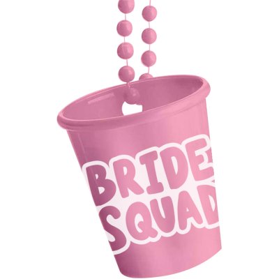 Cup - doll "Bride Squad" on a pink chain, 1pc