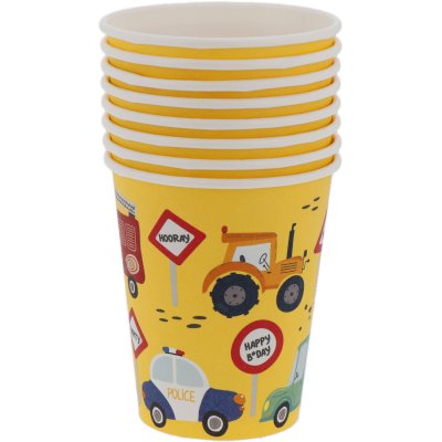 Paper cups FSC "Wacky Wheels" 250ml, 8 pcs - 8714572276672_2.jpg
