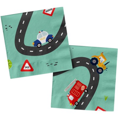 Paper napkins FSC "Means of transport" 33x33cm, 20 pcs - 8714572276696.jpg