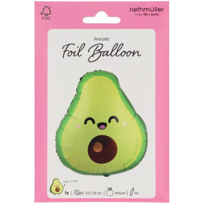 Avocado 52x60cm foil balloon - 8714572276962_5.jpg