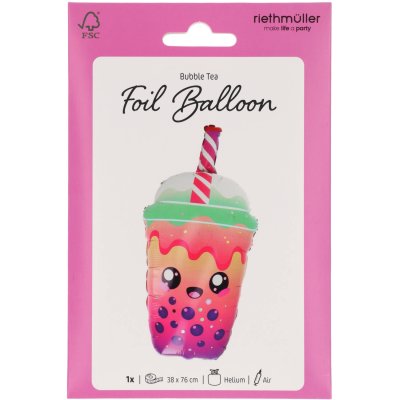 Bubble Tea 38x76cm foil balloon - 8714572277013_5.jpg