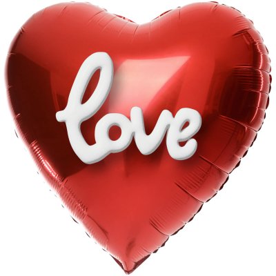 Heart "Love" 3D 56cm foil balloon