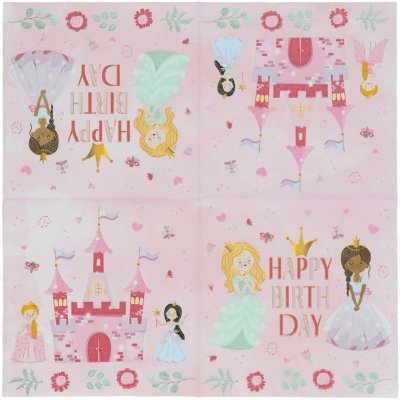 Paper napkins FSC "Princess" 33x33cm, 20 pcs