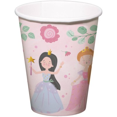 Paper cups FSC "Princess" 250ml, 8 pcs