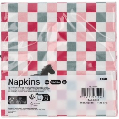 Paper napkins FSC "KonÄ› 33x33cm, 20 pcs - 27504_6.jpg