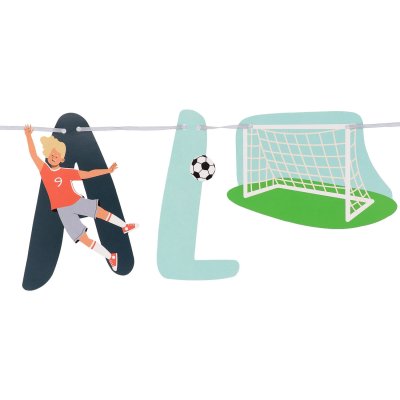 Hanging banner "Happy Birthday It´s a Goal", 1.5m - 8714572275705_2.jpg