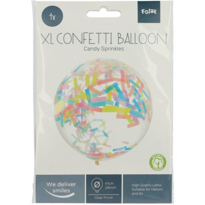 Balloon 24"/61cm transparent with confetti - 8714572186179_5.jpg