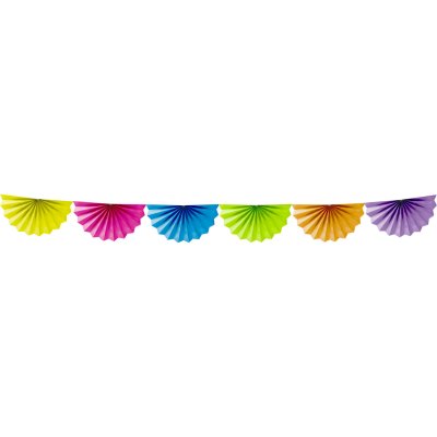 Colorful paper garland, 4m