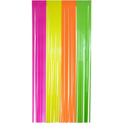 Party curtain colored neon, 100x200cm