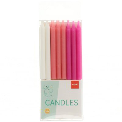 Cake candles - pink-white mix 6cm, 16 pcs - 8714572242035_5.jpg