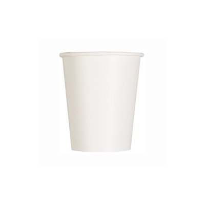 Paper cups EKO white, 14 pcs