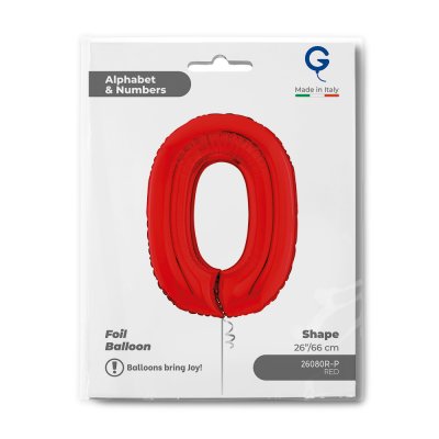 ÄŚĂslice "0" red 66cm/26" foil inflatable balloon - 26080r-p-b.jpg