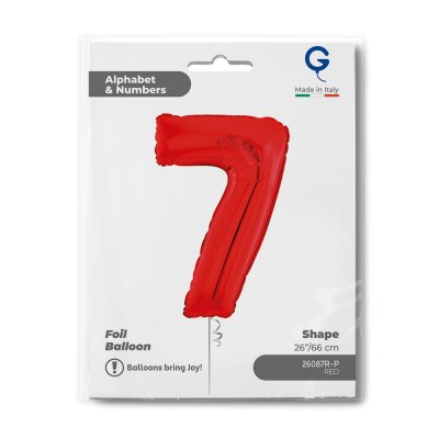 ÄśĂslice "7" red 66cm/26" inflatable foil balloon - 26087r-p-b.jpg