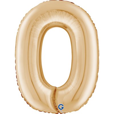 Half Light Gold 0 (66cm,26") Inflatable Foil Balloon