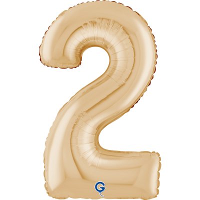 Light Gold 2 (66cm,26") foil inflatable balloons