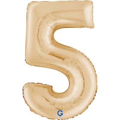 Light Gold 5 (66cm,26") foil inflatable balloon