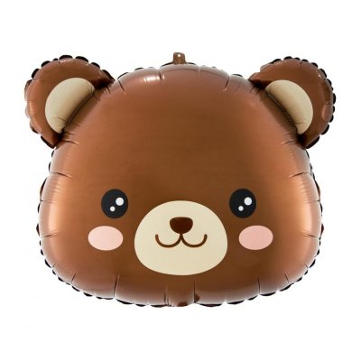 Teddy bear head 48x38cm - foil balloon
