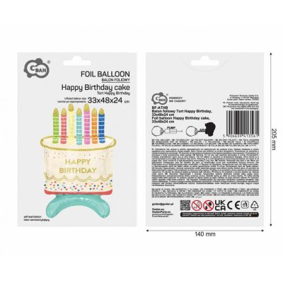 Freestanding cake 33x48cm - foil balloon - 95108.jpg
