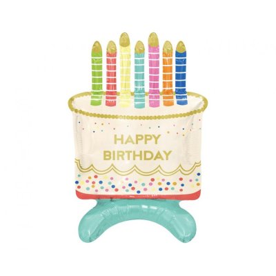Freestanding cake 33x48cm - foil balloon