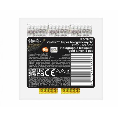 Holographic snorts silver-gold, 5 pcs - 84828.jpg