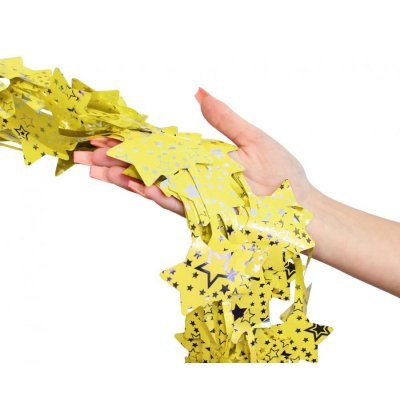 Party curtain - Stars with gold print, 100x200cm - 72638.jpg