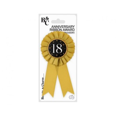 Gold "18" birthday brooch - 96818.jpg