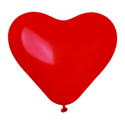 Heart-shaped balloon 16cm #045 red (100pcs/pack)