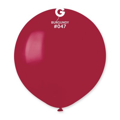 Balloon 48cm/19" #047 burgundy (25pcs/pack) - burgundy.jpg