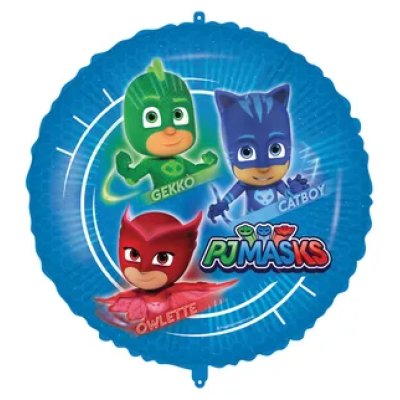 Circle "Pyjamaskie" 46cm foil balloon + weights
