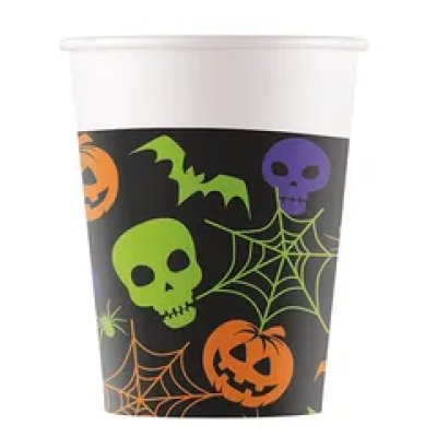 Paper cups ECO "Halloween" 200ml, 8 pcs