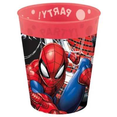 Sustainable cups "Spiderman (World of Web)" 250ml, 4 pcs
