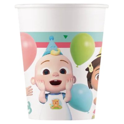 ECO paper cups "CoComelon" 200ml, 8 pcs