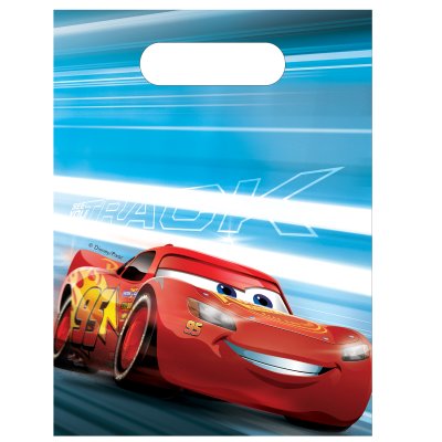 Plastic bag "Cars" 16.5x23cm, 6 pcs