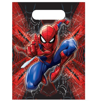 Plastic bags "Spiderman (World of Web)" 16.5x23cm, 6 pcs
