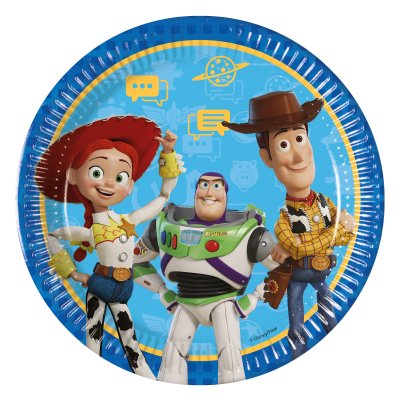 ECO paper plates "Toy Story 5" 23cm, 8 pcs