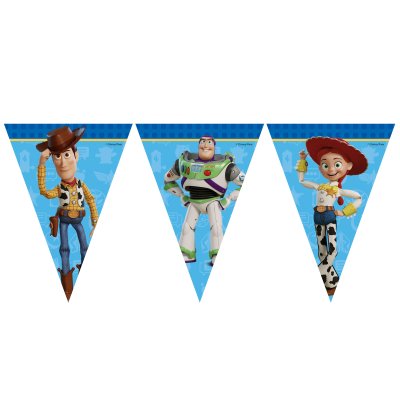 ECO flag garland "Toy Story 5" (9 flags)