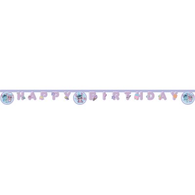Hanging banner EKO Angel "Happy Birthday", 2m