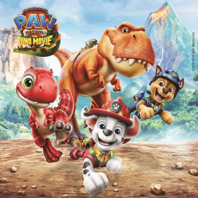 Paper napkins EKO "Paw Patrol 3 Dino Movie" 33x33cm, 20 pcs