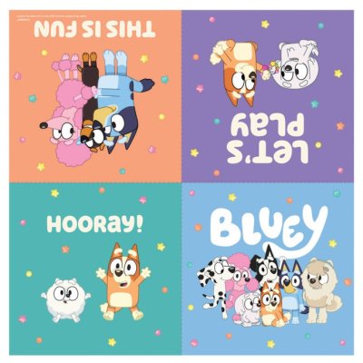 Paper Napkins Bluey "Hooray!" 33x33cm, 16 pcs